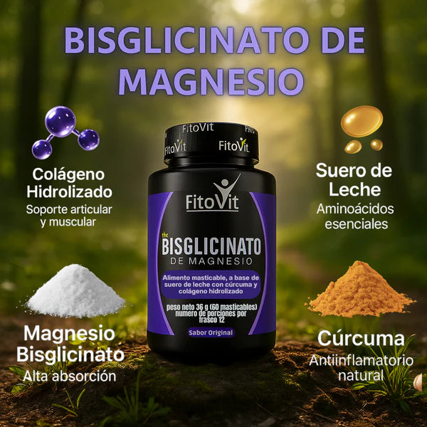 Bisglicinato de Magnesio el mas Puro™
