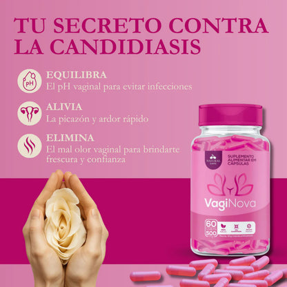 VagiNova - (60 Cápsulas) NaturalCaps™+ENVIO GRATIS