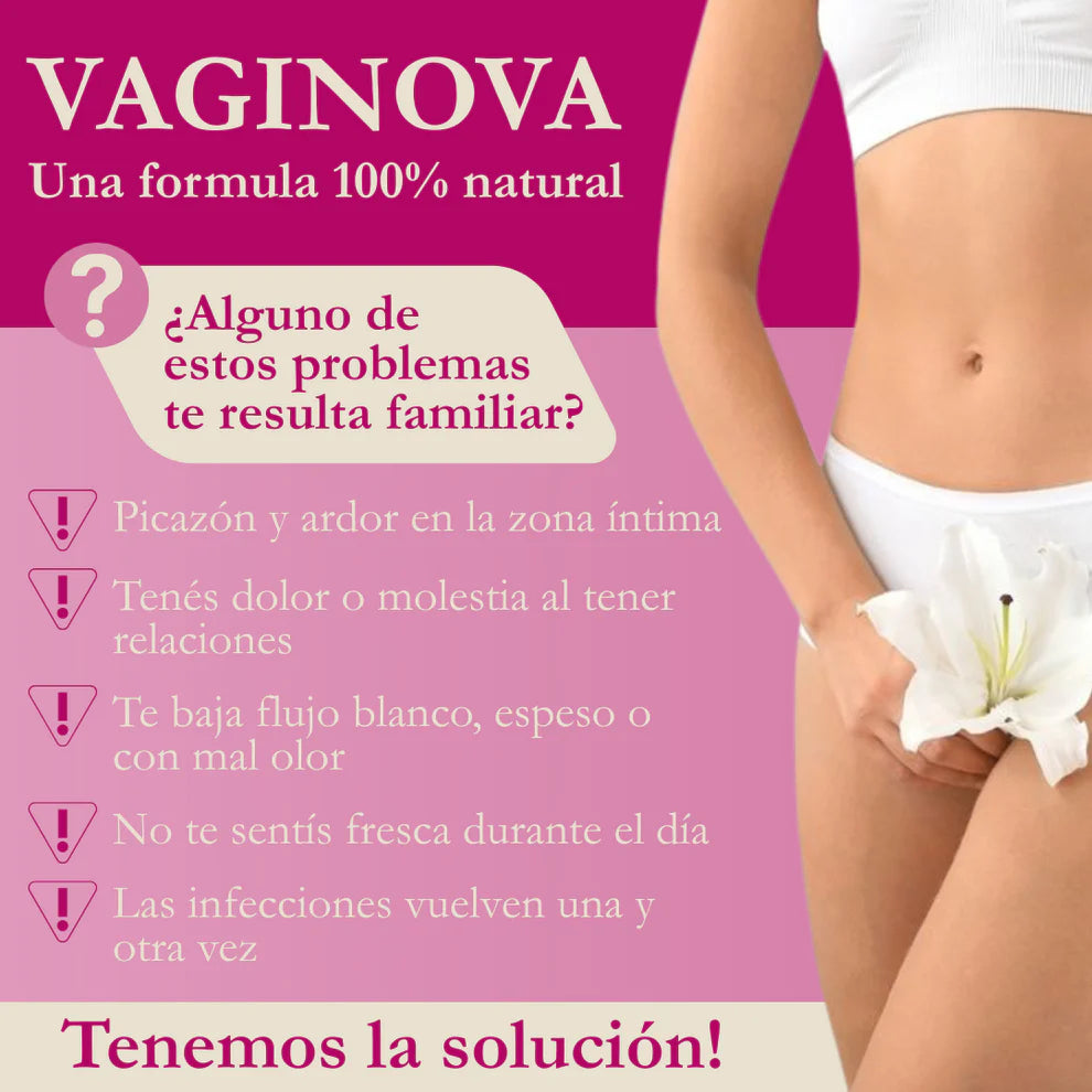 VagiNova - (60 Cápsulas) NaturalCaps™+ENVIO GRATIS